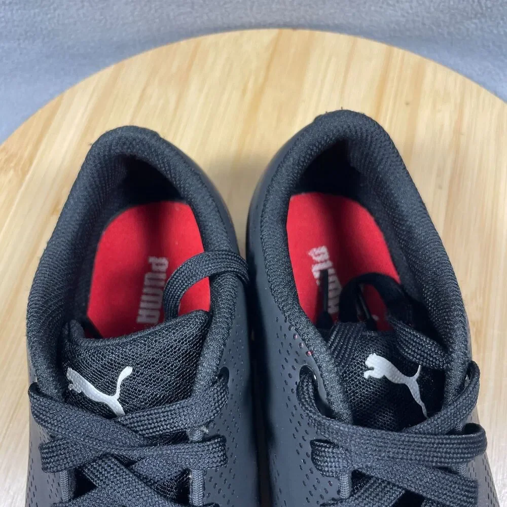 Puma Ferrari Drift Cat 5 Ultra Youth Size 5C Black Athletic Shoes Sneakers